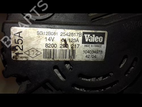 Used Alternator RENAULT GRAND SCÉNIC II (JM0/1_) 1.9 dCi (JM0G, JM12, JM1G, JM2C) (120 hp) 8963292