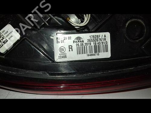 Right taillight RENAULT CLIO V (B7_) 1.5 Blue dCi 85 (B7AG) | BP29216881C35 