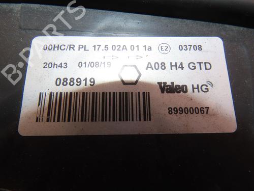Left headlight PEUGEOT 1007 (KM_) 1.4 HDi | BP18018027C28 