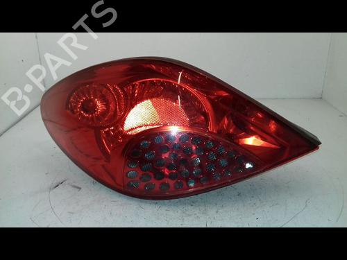 Used Left taillight PEUGEOT 207 (WA_, WC_) 1.4 HDi (68 hp) 30950346