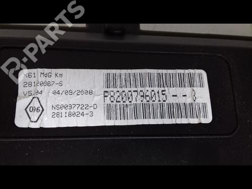 Instrument cluster RENAULT KANGOO Express (FW0/1_) 1.5 dCi 70 (FW0A, KW0V) | BP10063633C47 