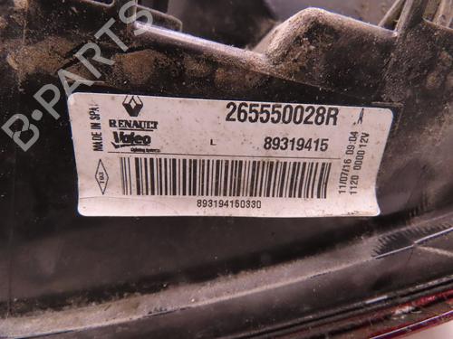 Used Right tailgate light Right tailgate light RENAULT MEGANE III Grandtour (KZ0/1) 1.9 dCi (KZ0J, KZ0N, KZ1S) (131 hp) 17802609 17802609
