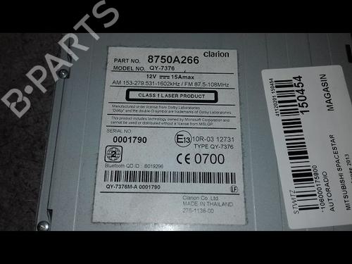 Used Radio Radio MITSUBISHI MIRAGE / SPACE STAR VI Hatchback (A0_A) 1.2 (A03A) (80 hp) 34573031 34573031
