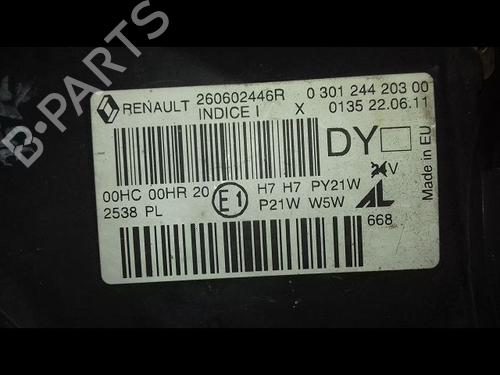 Venstre forlygte RENAULT MEGANE III Hatchback (BZ0/1_, B3_) 1.5 dCi (BZ09, BZ0D, BZ1W, BZ29, BZ14) | BP29226270C28 