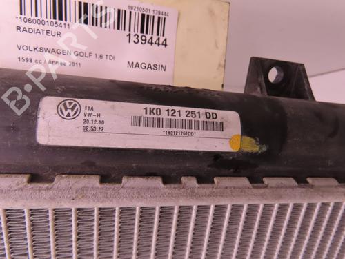 water-radiator-vw-golf-vi-5k1-16-tdi-1k0121251ab-2008-2009-2010-2011-2012-2013-2014-17857511 main image
