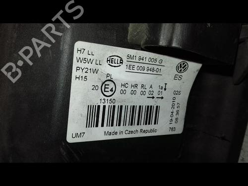 Left headlight VW GOLF PLUS V (5M1, 521) 1.4 TSI | BP29226261C28 