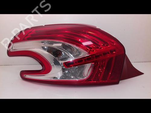 Used Left taillight PEUGEOT 208 I (CA_, CC_) 1.6 HDi (92 hp) 16638009