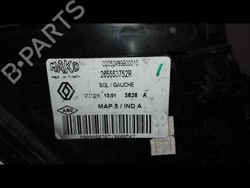 left-taillight-renault-clio-iv-bh_-09-tce-90-bhnf-bhma-bhmh-bhjk-bhjr-265553752r-2012-2013-2014-2015-2016-2017-2018-2019-2020-2021-19441163 main image