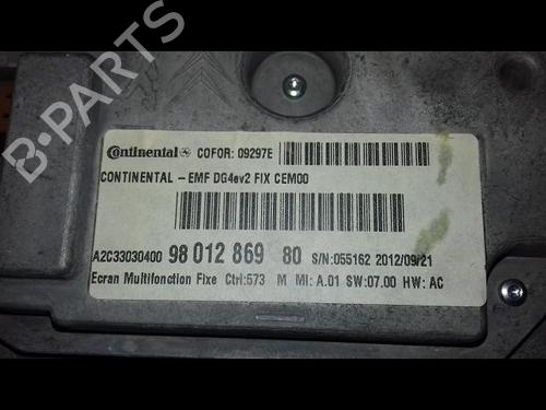 Multifunctionele display PEUGEOT 508 I (8D_) 2.0 HDi (163 hp) 31347658