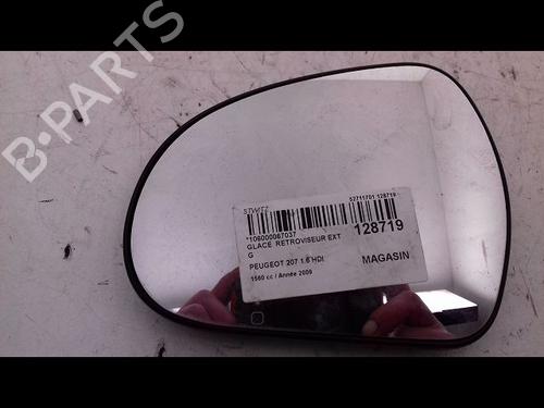 Used Left mirror PEUGEOT 207 (WA_, WC_) 1.6 HDi (90 hp) 14887830