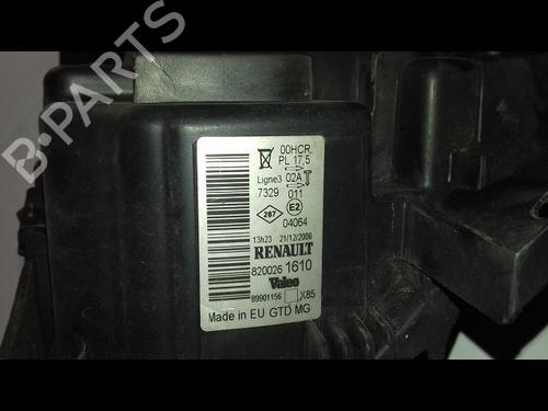 Left headlight RENAULT CLIO III (BR0/1, CR0/1) 1.5 dCi (C/BR0G, C/BR1G) | BP19249941C28