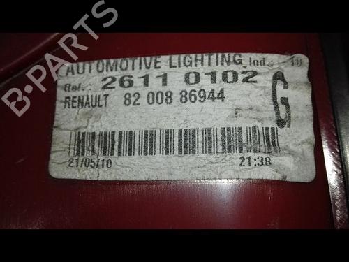 Used Left taillight RENAULT CLIO III (BR0/1, CR0/1) 1.2 16V (BR02, BR0J, BR11, CR02, CR0J, CR11) (75 hp) 29226655