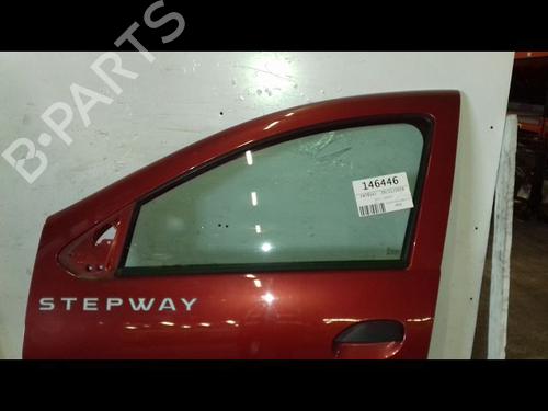 Left front door DACIA SANDERO II 1.0 SCe 75 (B8JC, B8JD, B8NC) | BP29225118C2 