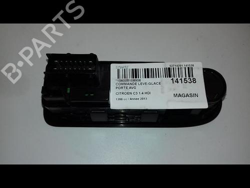 Used Left front window switch CITROËN C3 II (SC_) 1.4 HDi 70 (SC8HZC, SC8HR0, SC8HP4) (68 hp) 18837415