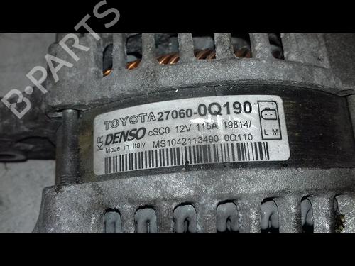 Used Alternator TOYOTA AYGO (_B4_) 1.0 (KGB40) (69 hp) 16165100