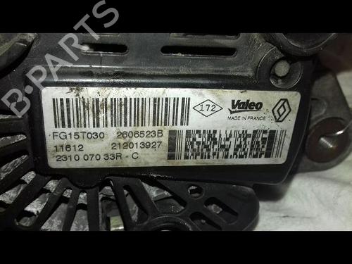 Alternator RENAULT MEGANE III Hatchback (BZ0/1_, B3_) 1.6 dCi (BZ00, BZ12, BZ13) | BP29223155M7