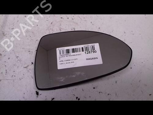 Speilglass høyre OPEL CORSA D (S07) 1.3 CDTI (L08, L68) (75 hp) 16040535