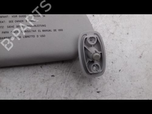 Used Left sun visor Left sun visor PEUGEOT 206 Hatchback (2A/C) 1.4 i (75 hp) 9118192 9118192