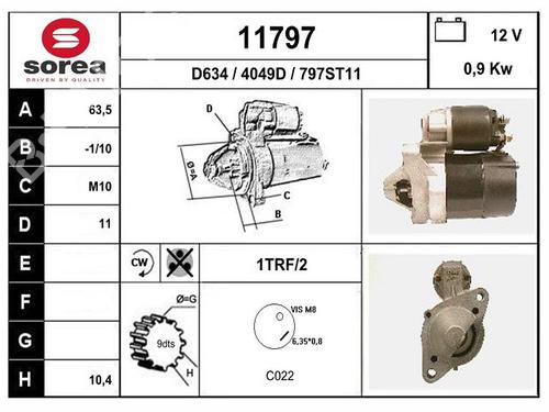 Used Starter Starter 23194497 23194497