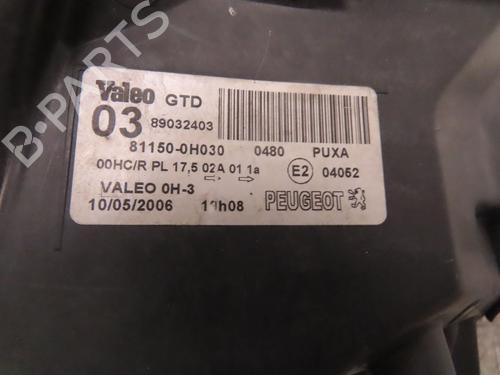 Used Left headlight Left headlight PEUGEOT 107 (PM_, PN_) 1.4 HDi (54 hp) 34255462 34255462