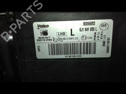 Venstre forlygte Venstre forlygte SEAT IBIZA IV (6J5, 6P1) 1.2 TSI (105 hp) 36958745 36958745