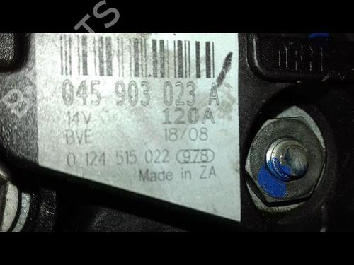 Used Alternator VW POLO IV (9N_, 9A_) 1.4 TDI (70 hp) 11820993