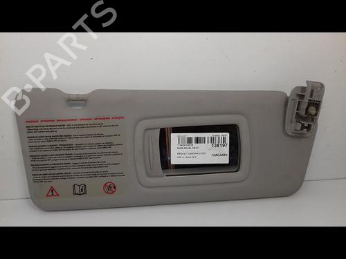 Used Right sun visor RENAULT LAGUNA III (BT0/1) 2.0 dCi (BT01, BT08, BT09, BT0E, BT0K, BT12, BT1C, BT1D,... (150 hp) 16521068