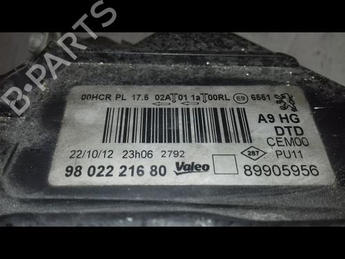 Right headlight PEUGEOT 208 I (CA_, CC_) 1.2 VTI 82 | BP29226148C29 