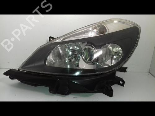 Used Left headlight RENAULT CLIO III (BR0/1, CR0/1) 1.5 dCi (BR17, CR17) (86 hp) 19690393