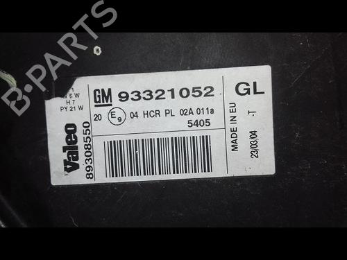 Right headlight OPEL MERIVA A MPV (X03) 1.6 (E75) | BP16355775C29 