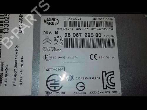 Bilradio PEUGEOT 2008 I (CU_) 1.6 HDi (92 hp) 16538154