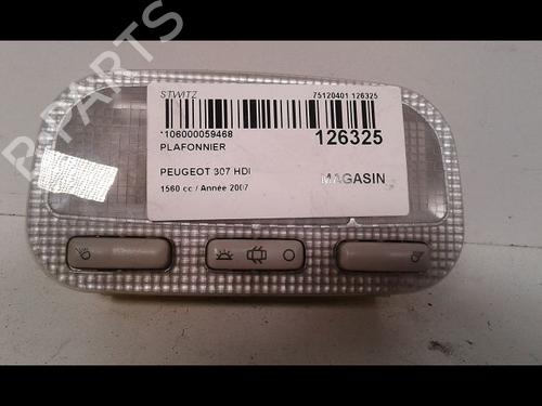 Used Interior roof light PEUGEOT 307 (3A/C) 1.6 HDi 110 (109 hp) 8972694