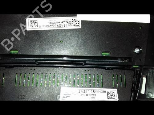 Climate control OPEL MERIVA B MPV (S10) 1.6 CDTI (75) | BP15492466I5 