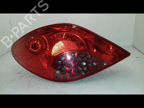 Used Left taillight PEUGEOT 207 (WA_, WC_) 1.6 HDi (109 hp) 29226663
