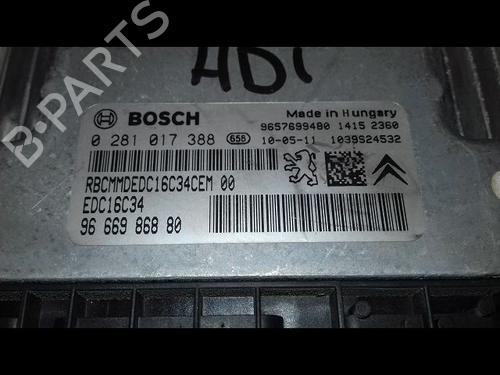 Electronic module CITROËN C3 II (SC_) 1.4 HDi 70 (SC8HZC, SC8HR0, SC8HP4) | BP30892667M83