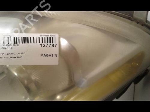 Left headlight FIAT BRAVO II (198_) 1.9 D Multijet (198AXB1A) | BP8972717C28 