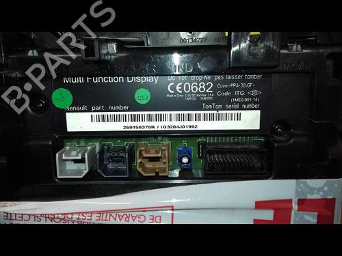 Multifunctionele display RENAULT CAPTUR I (J5_, H5_) 1.5 dCi 90 (J5N4, J5M5, J5MW, J5M6, J5AL, J5AJ) | BP16707790C48