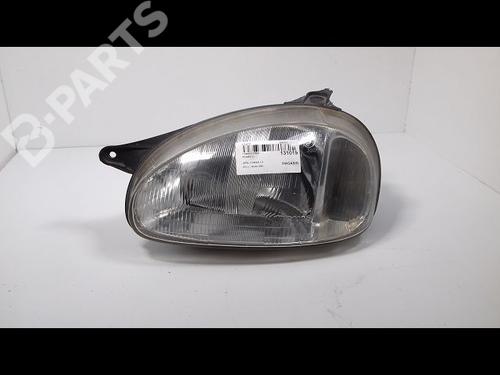 Used Left headlight OPEL CORSA B (S93) 1.0 i 12V (F08, F68, M68) (54 hp) 10562973