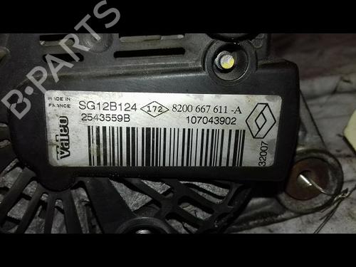 Alternator RENAULT SCÉNIC II (JM0/1_) 1.9 dCi (JM14) | BP22920317M7