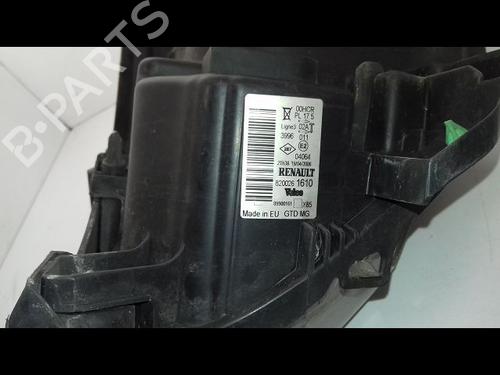Left headlight RENAULT CLIO III (BR0/1, CR0/1) 1.5 dCi (BR17, CR17) | BP16521071C28