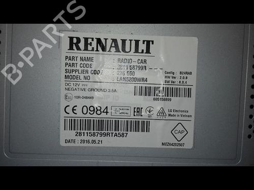 Multifunctionele display DACIA DOKKER MPV (KE_) 1.5 dCi (KEAJ, KEAH) | BP29216474C48 
