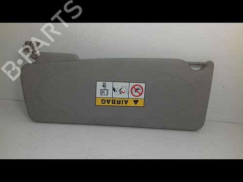 Right sun visor RENAULT KANGOO / GRAND KANGOO II (KW0/1_) 1.5 dCi 90 (KW05, KW08, KW0G, KW11) | BP18663972I2 