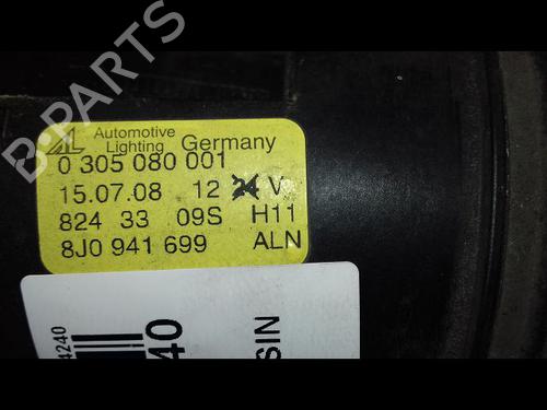 Used Left front fog light AUDI TT Roadster (8J9) 2.0 TDI quattro (170 hp) 16203443
