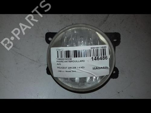 Venstre  foran tåkelykt PEUGEOT 208 I (CA_, CC_) 1.4 HDi | BP29226141C30 