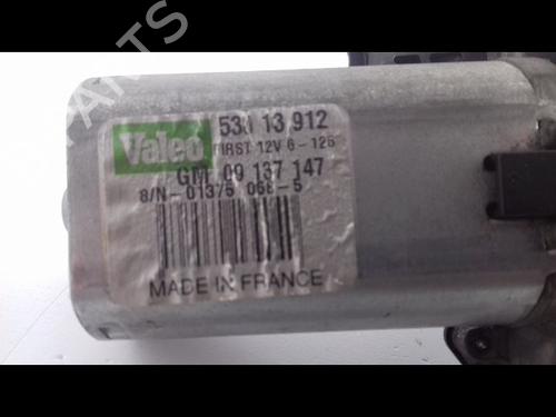 Rear wiper motor OPEL ZAFIRA A MPV (T98) 2.2 DTI 16V (F75) | BP23196579M102 