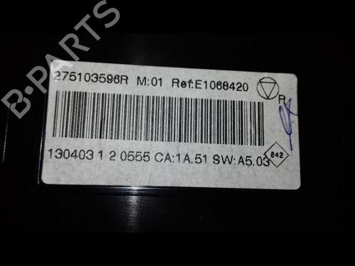 Climate control RENAULT MEGANE III Hatchback (BZ0/1_, B3_) 1.5 dCi (BZ09, BZ0D, BZ1W, BZ29, BZ14) | BP31347647I5
