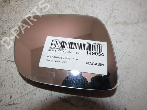 Used Right mirror glass VW GOLF IV (1J1) 1.9 TDI (130 hp) 33135961
