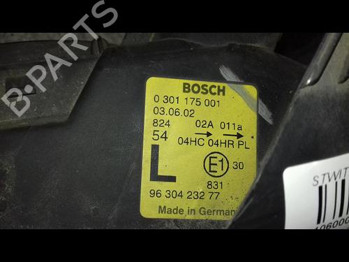 Used Left headlight Left headlight PEUGEOT 406 (8B) 2.0 HDI 110 (109 hp) 34229213 34229213