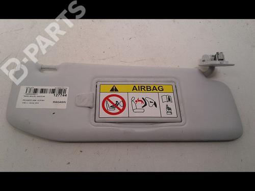 Used Left sun visor PEUGEOT 208 I (CA_, CC_) 1.2 PureTech 82 (82 hp) 8972764