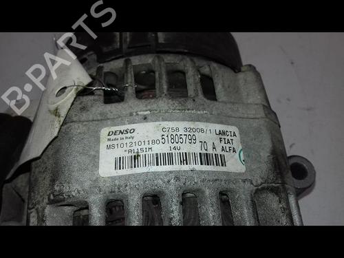Used Alternator Alternator LANCIA YPSILON (843_) 1.3 D Multijet (843.AXE11, 843.AXE1A) (90 hp) 18887473 18887473